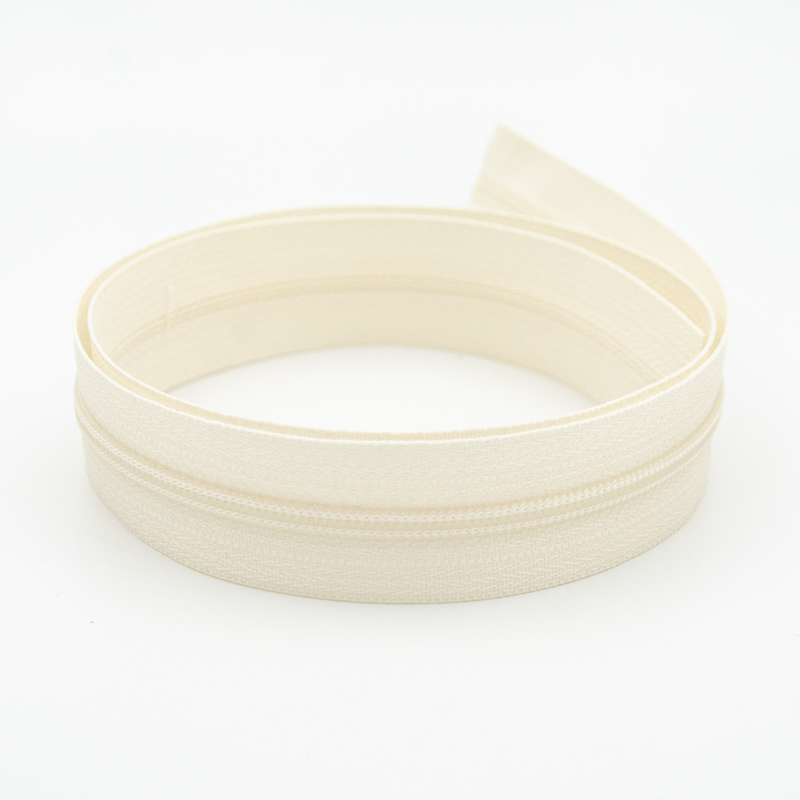 Fermeture éclair sans fin YKK 3 mm blanc brut 841