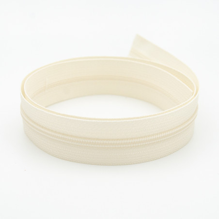 Endless zipper YKK 3mm raw white 841