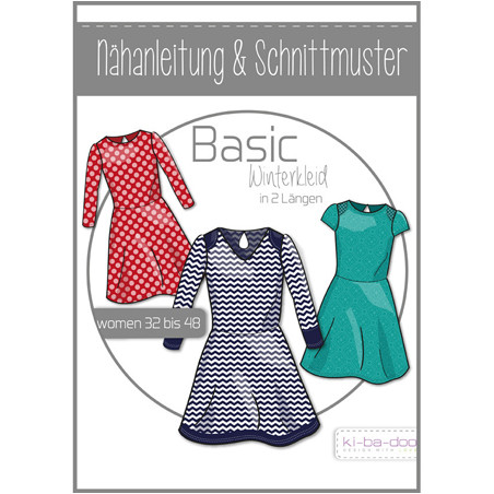 Ki-Ba-Doo Basic Winter Dress for Women