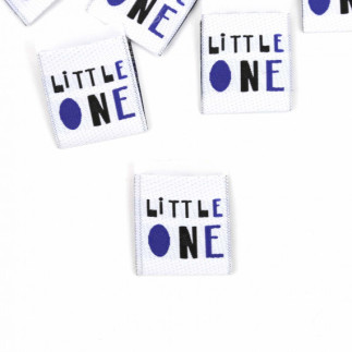 Woven Label - Little One weiss