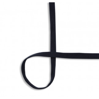 Flat cotton cord 15mm navy (qt)