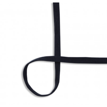 Flat cotton cord 15mm navy (qt)