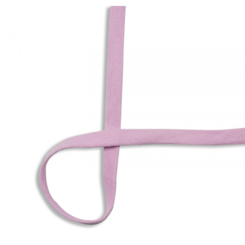 coton tissé plat en coton 15 mm rose (qt)