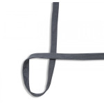 coton tissé 15 mm gris foncé (qt680)