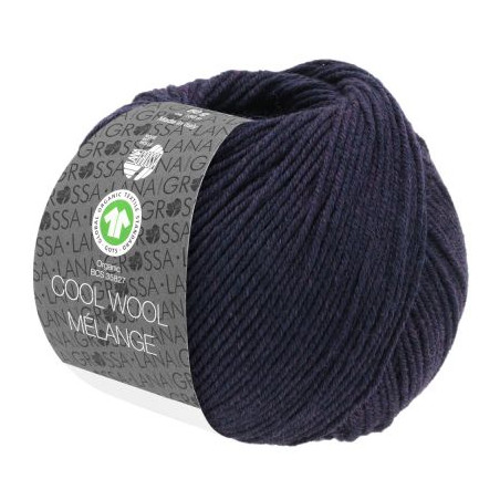 Lana Grossa - Cool Wool melange GOTS aubergine (102)