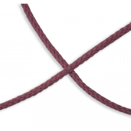 Cotton cord 6mm old pink (qt)