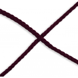 Cordon en laine 6 mm bordeaux (qt)