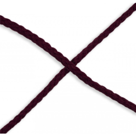 Cordon en laine 6 mm bordeaux (qt)