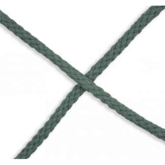 Cordon en coton 6 mm menthe fumée (qt)