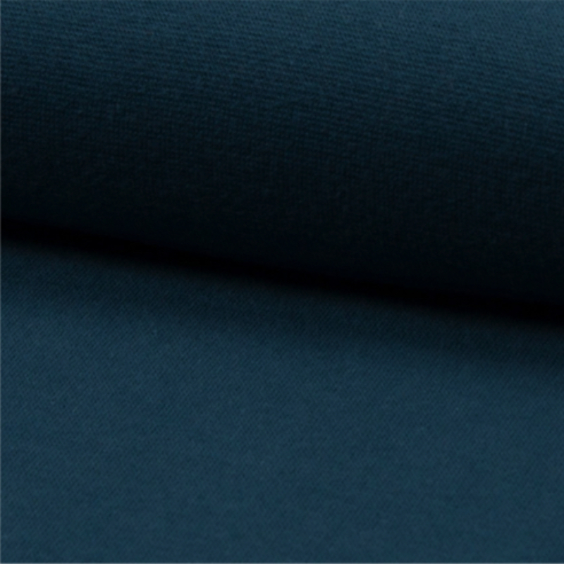 Bords côtes lisse bleu pétrole (qt)