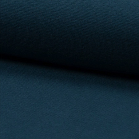 Manchettes bio lisses bleu pétrole (qt)