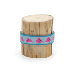 Woven ribbon - Urmelis Stoffwelt - Melon Party turquoise