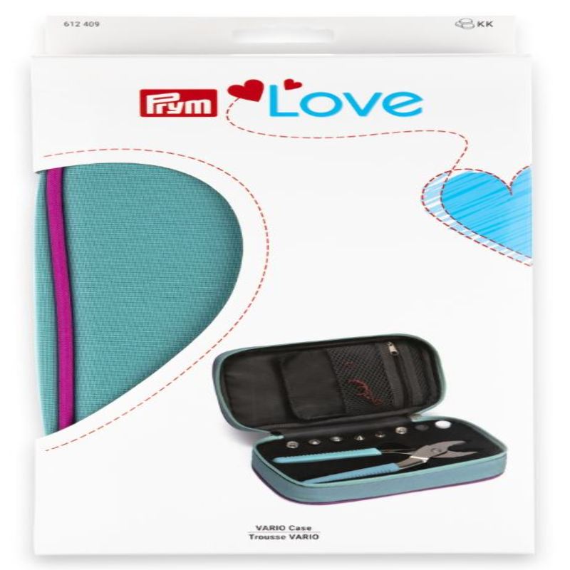 Étui Love Prym pour pinces Vario menthe