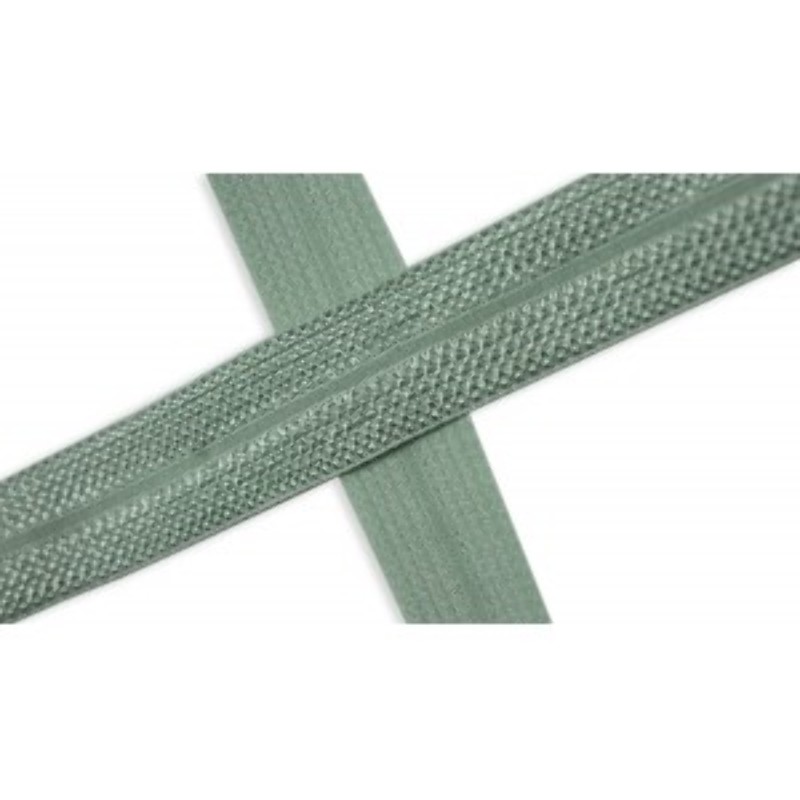 Elastic edging tape jacquard mint green (qt)