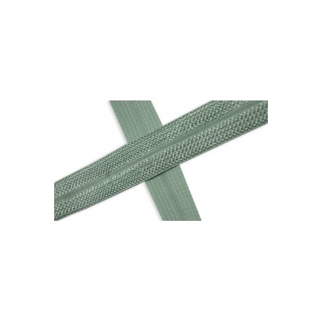 Ruban de bordure élastique jacquard vert menthe (qt)