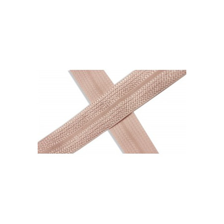 Bande élastique de bordure rose poudré (qt)