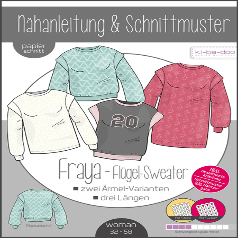 Ki-Ba-Doo Damen Fraya Flügel- sweat er