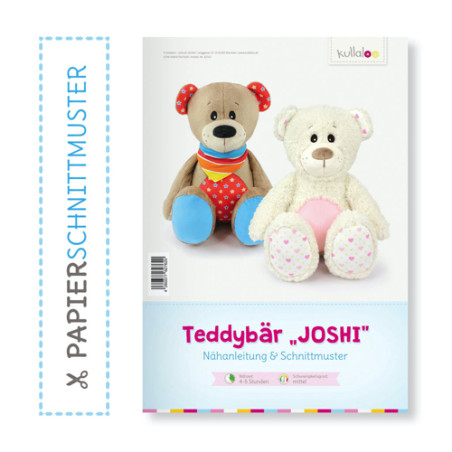 Kullaloo - Sewing pattern teddy bear "Joshi"