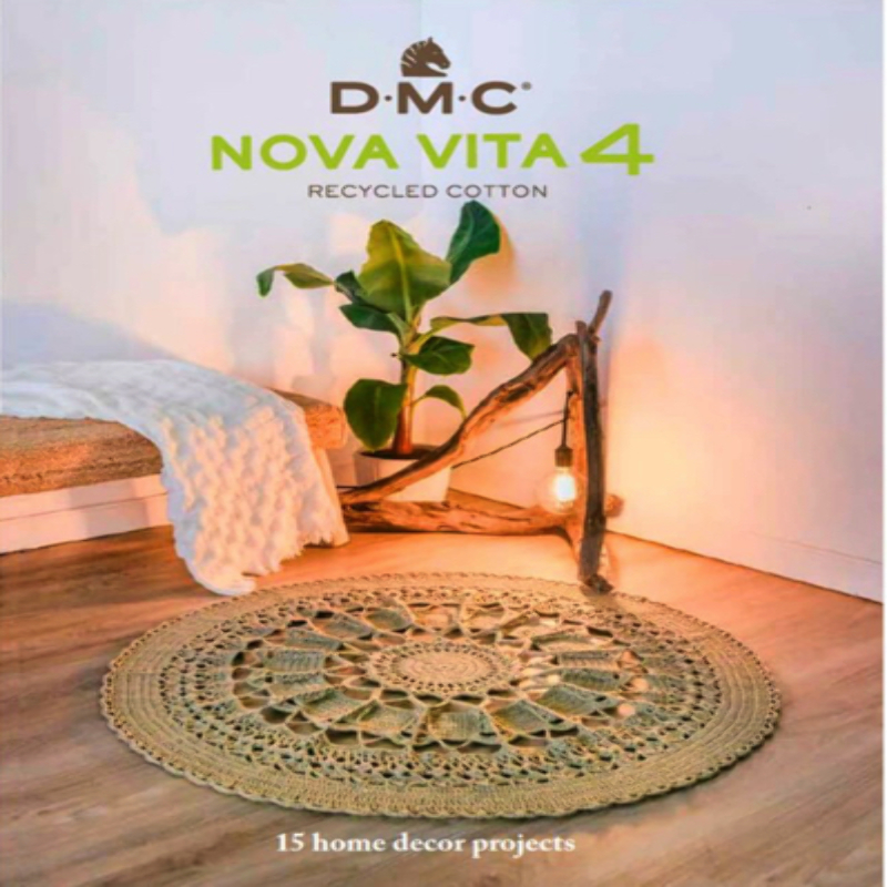 Macramé - Nova Vita Instruction Book No. 4 - 15 Home Decor Project