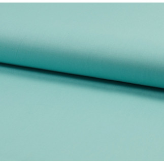 Organic cotton - plain aqua
