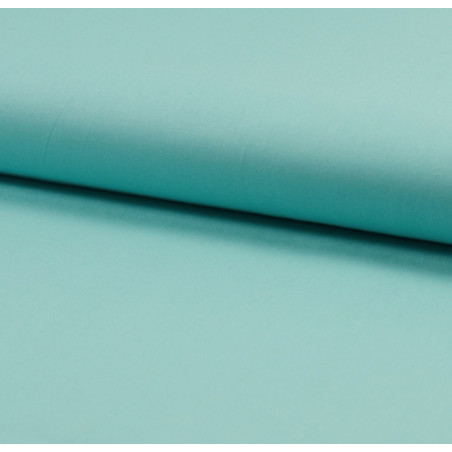 Organic cotton - plain aqua