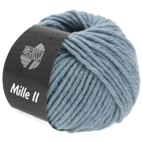 Lana Grossa - Mille II bleu fumé (123)