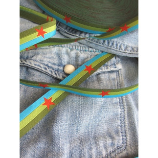 Web ribbon - Star ribbon green