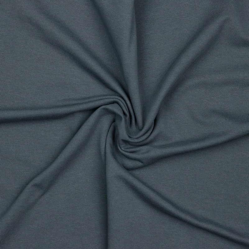 Organic french terry - plain anthracite (v)