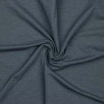 Organic French Terry - solid anthracite (v)