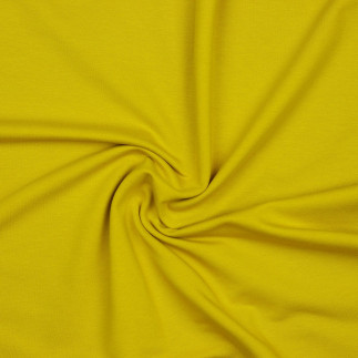 Organic French Terry - uni mustard (v)