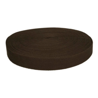 Bag strap 25mm - dark brown (881)