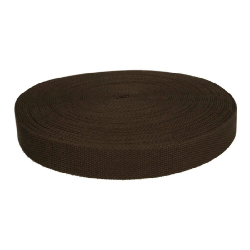 Bag strap 25mm - dark brown (881)