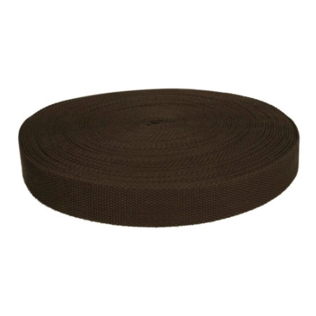 Bandoulière de sac 25 mm - marron foncé (881)
