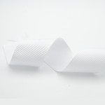 Ripsband - 25 mm, blanc 401