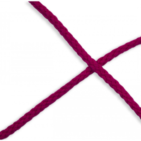 Cotton cord 6mm fuchsia (qt)