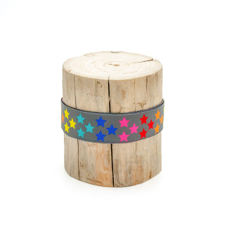 Webband - Multistars Rainbow Dark Gray