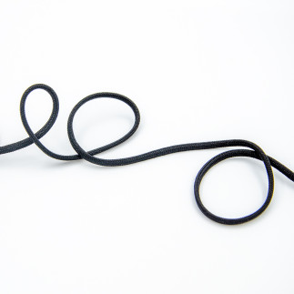 Braided cord - 3mm - black (st14)