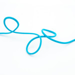Cordon tressé - 3 mm - turquoise (st20)