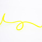 Cordon tressé - 3 mm - jaune fluo (st101)