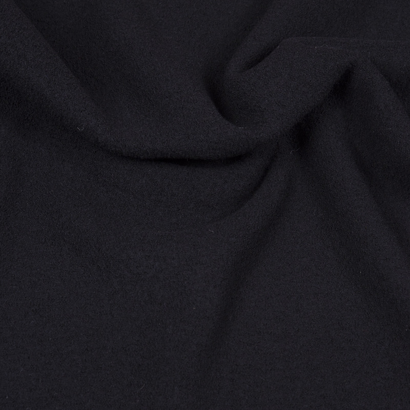 Merino boiled wool black