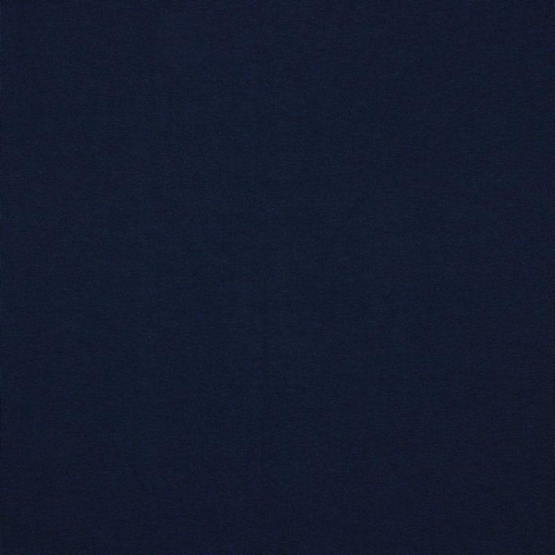 Bio french terry - uni bleu marine (v)