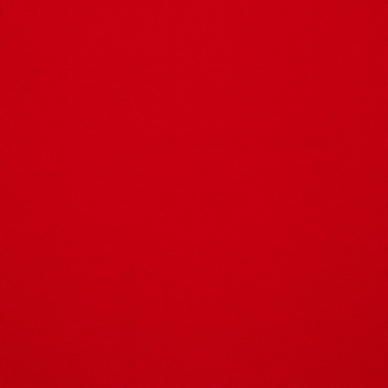Organic french terry - plain red (v)