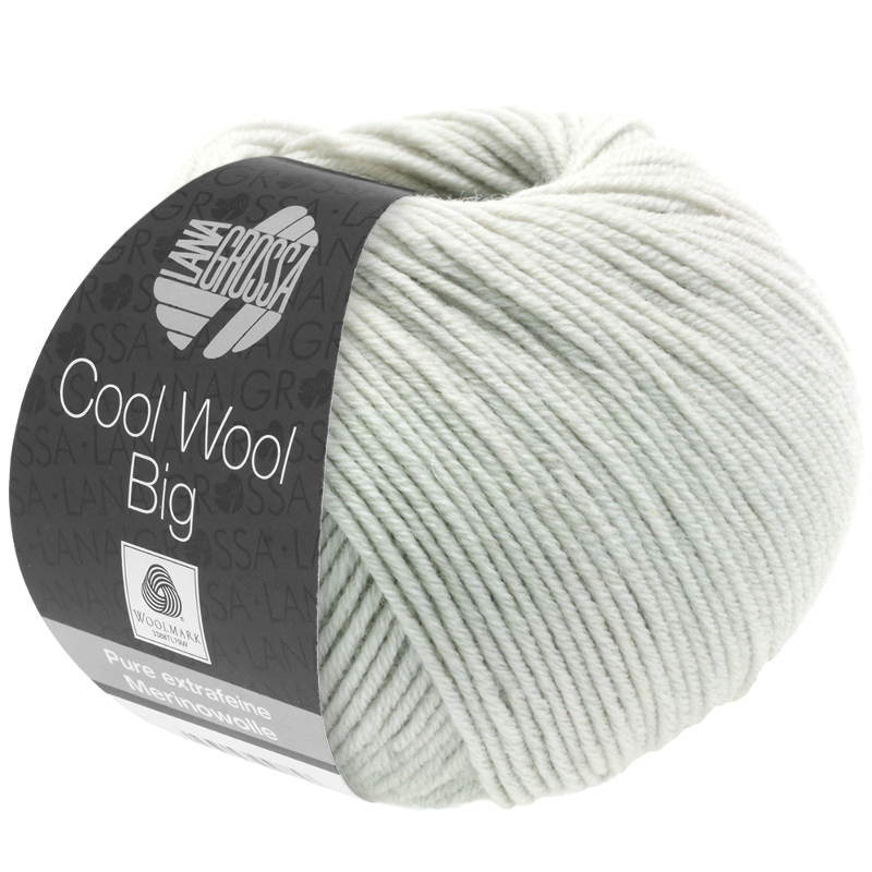 Lana Grossa - Cool Wool Big white gray (1002)