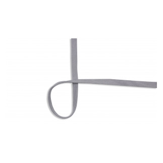 Flat cotton cord 15mm silver grey (qt)