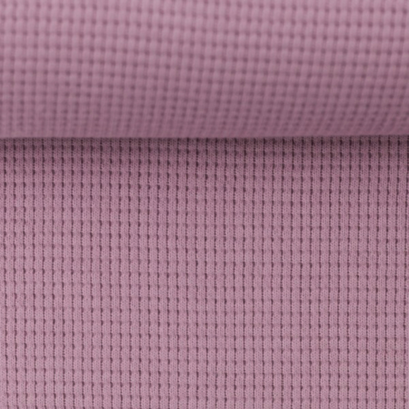 Waffle jersey Clarissa pink (433)