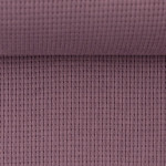 Jersey gaufré Clarissa mauve (645)