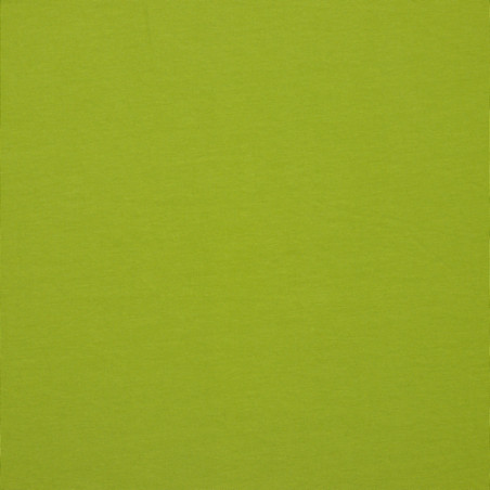 Bio French Terry - uni citron vert (v)