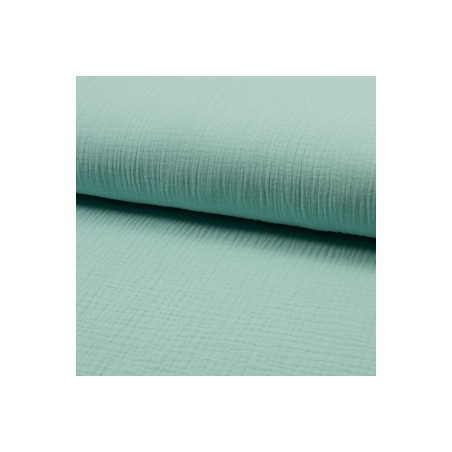 Musselin - Baby Uni mint