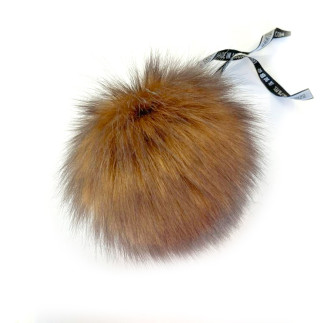Faux fur pompom - Classic No. 37 light brown