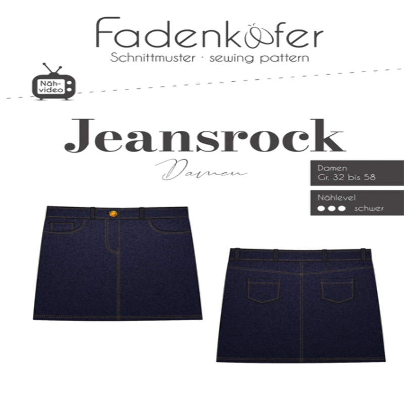 Fadenkäfer - Women's denim skirt